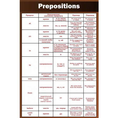 Prepositions